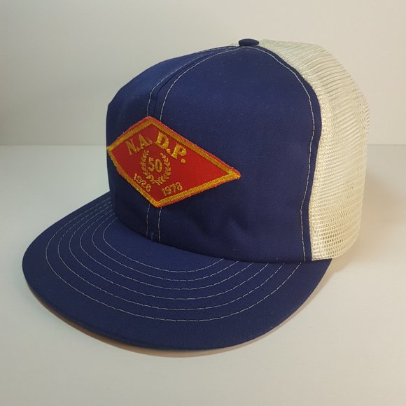 Vintage 70s NADP Hat Snapback Farmer Trucker Hat Classic Cap 50 Years 1928 1978 - Picture 10 of 16